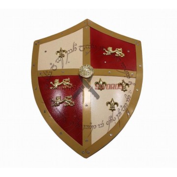 MEDIEVAL ROYAL CRUSADER SHIELD - LION S BANE